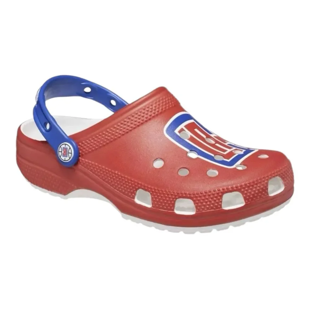 Crocs Classic Clog Los‎ Angeles Clippers NBA Red Slip On Size Men's 8 Women's 10
